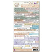 PRIMA - IN FULL BLOOM CHIPBOARD STICKERS 49 PIECES